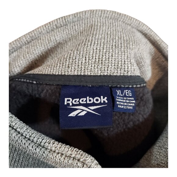 NWT Reebok Textured Heavyweight 1/2 Zip Fleece Pullover Activewear Men's XL - Picture 6 of 6